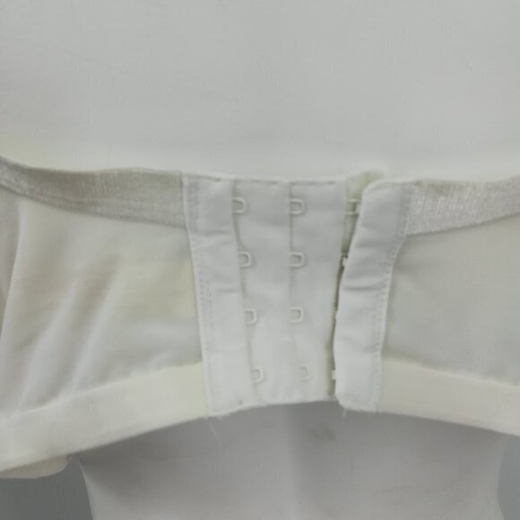 Cacique Smooth Lightly Lined Full Coverage Underwire Bra Size 44D White - Picture 12 of 12